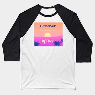 Summer of love - sunset Baseball T-Shirt